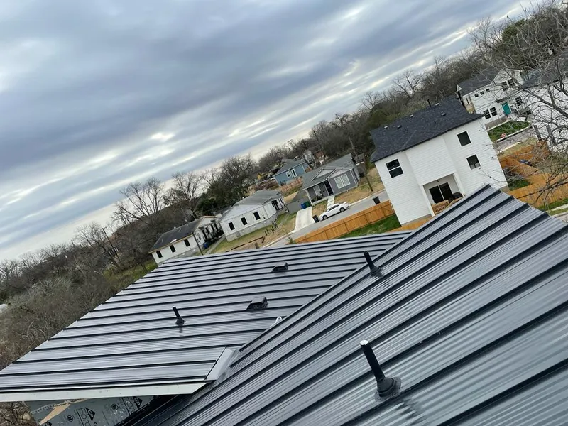 Standing seam metal roof panels with vents for Skylight Repair in Bryant